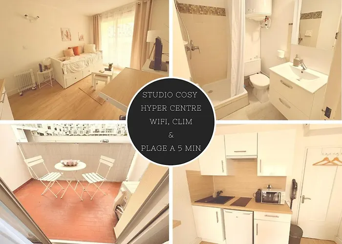 Avec Balcon, Centre-ville, Clim, Wifi & דירה לה גרנד מוט